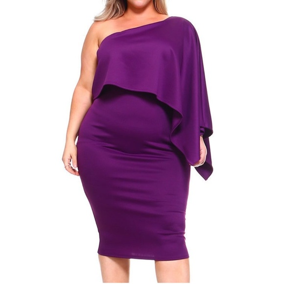 cape bodycon dress